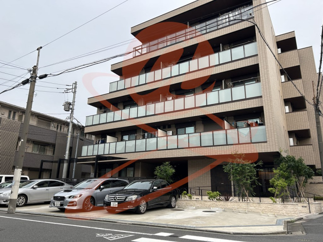 大田区多摩川のマンションの建物外観