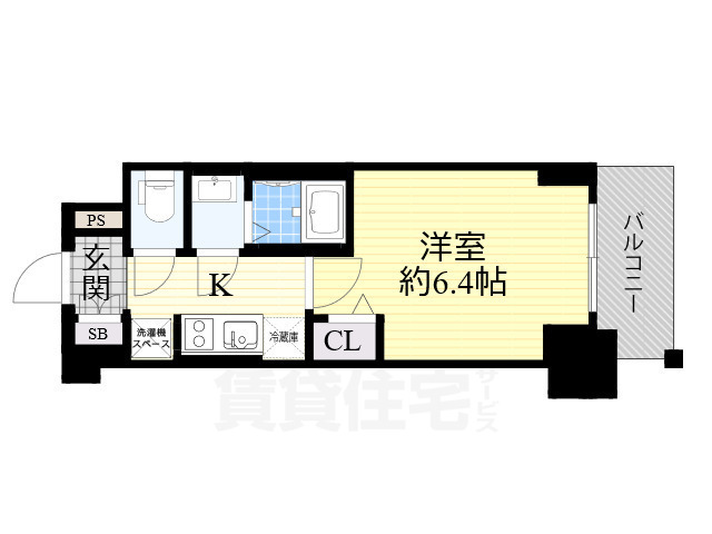 プレサンス新大阪ジェイズの間取り