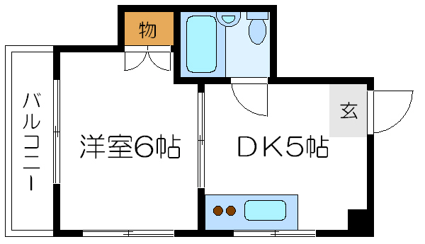 市川市福栄のマンションの間取り