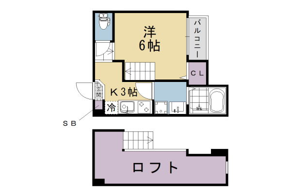 イロハ　淀下津町の間取り