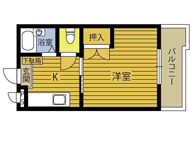 【サザンブライト中判田の間取り】