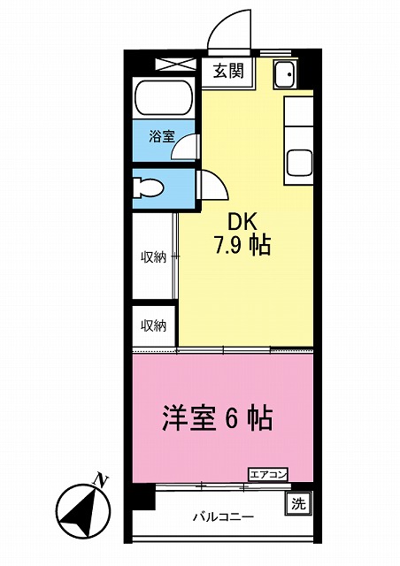 花園ビルの間取り