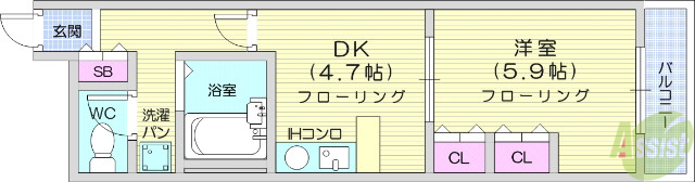 ライフピア３の間取り