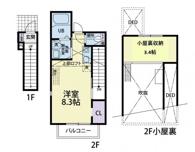 Ｌｕｐｉｎｕｓ　　IIの間取り