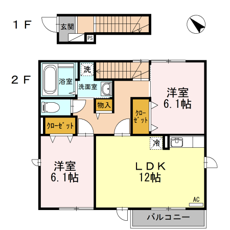 グレイス　Bの間取り