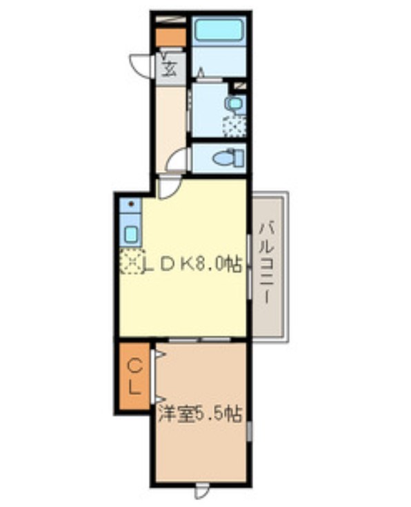 さいたま市北区日進町のマンションの間取り