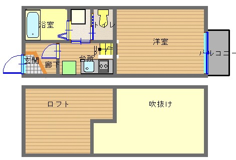 シャトレ浦上弐番館の間取り