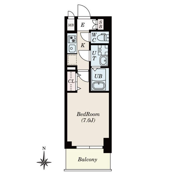 【Ｓ－ＲＥＳＩＤＥＮＣＥ名駅ＮｏｒｔｈIIの間取り】