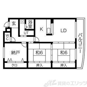 カルム千里山土井の間取り