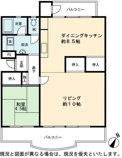 港南台つぐみ団地　24号棟24号棟の間取り