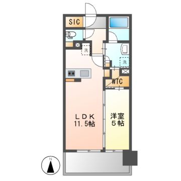 ローレルアイ名駅東の間取り