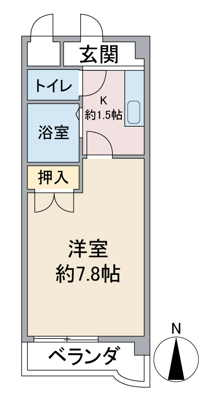 ファミール森橋の間取り