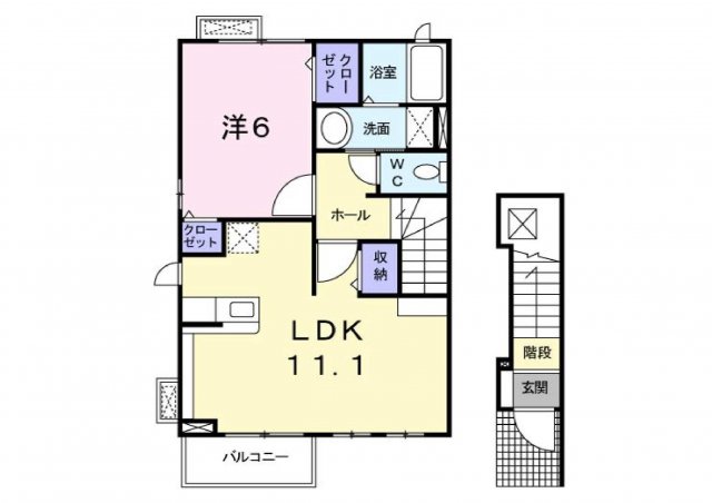 サンリット古町の間取り