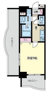 千葉市美浜区高洲のマンションの間取り