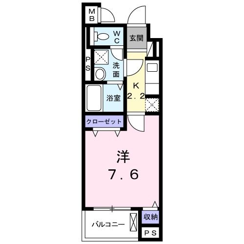 リバーサイド　サンの間取り