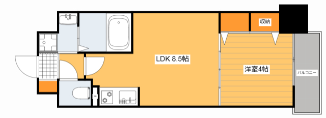 S-RESIDENCE本川町affordの間取り