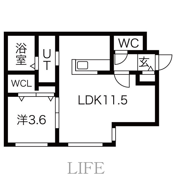 noble hill 南郷通の間取り