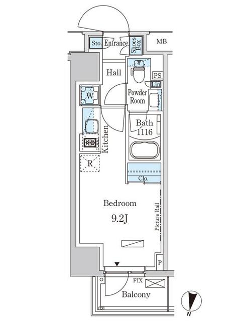 板橋区成増のマンションの間取り