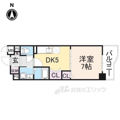 大和高田市永和町のマンションの間取り