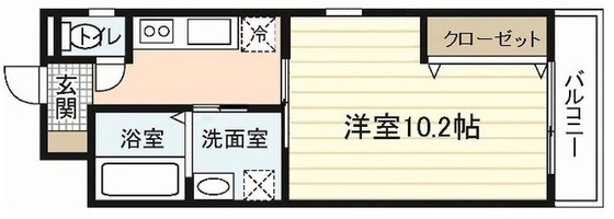 廿日市市下平良のマンションの間取り