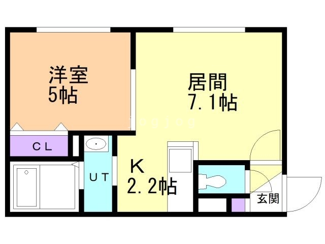 グランド北３２条の間取り