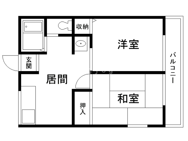 シティハイムアビンドンの間取り