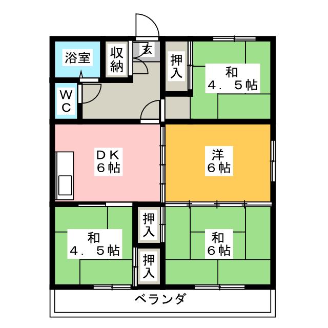 光マンションの間取り