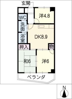 ヒルズ平和ケ丘の間取り