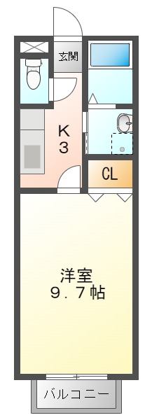 モンターニュ高岡の間取り