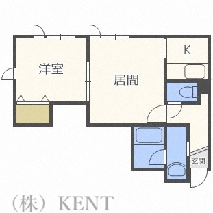 パームハイツの間取り