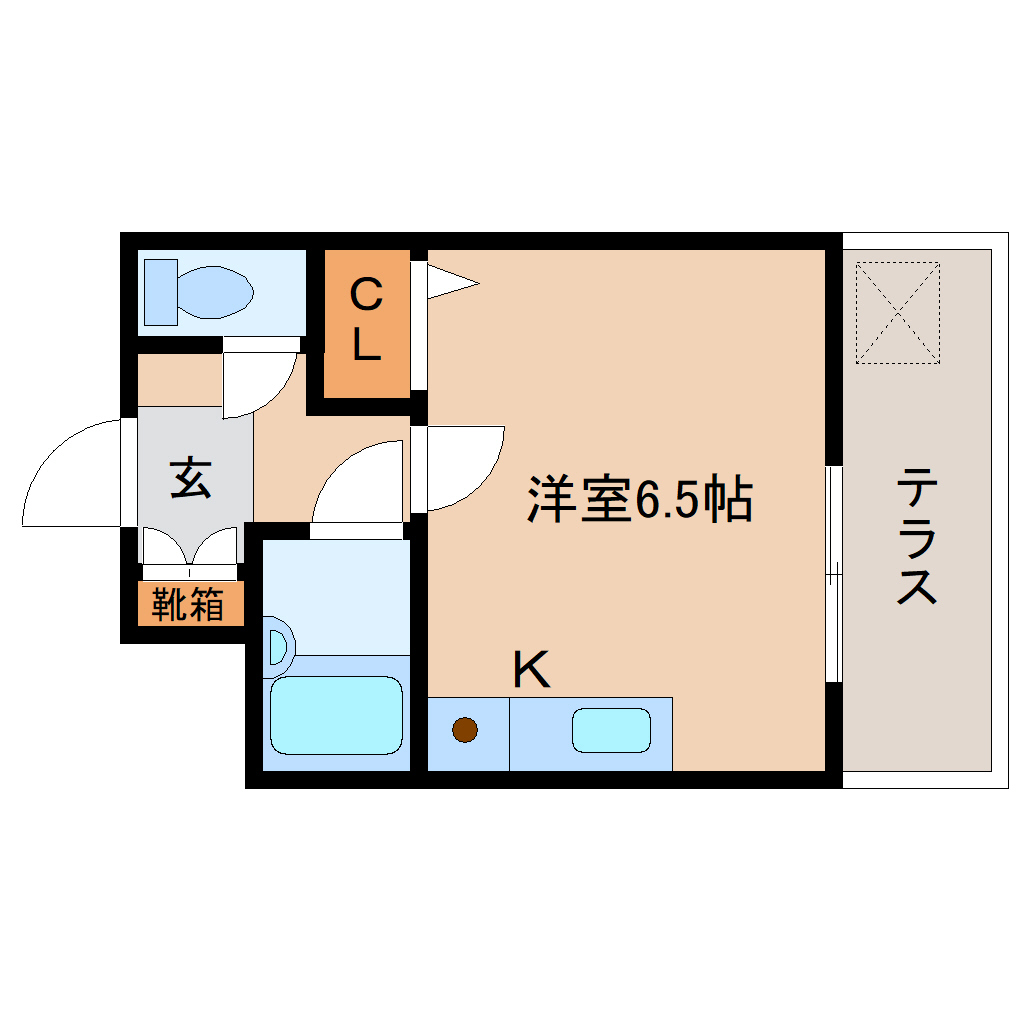 奈良市南市町のマンションの間取り