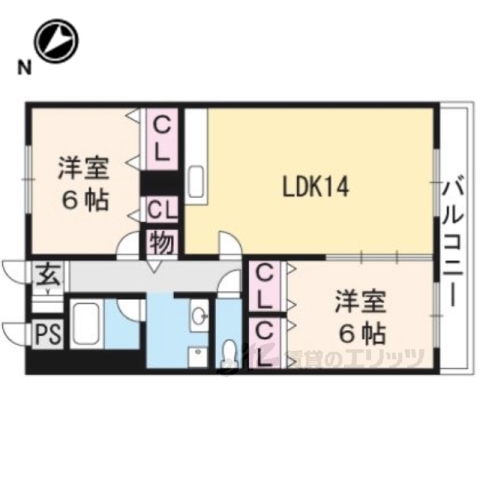 グリーン茨木の間取り