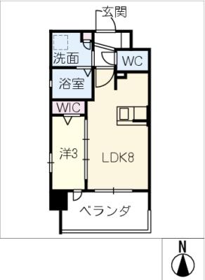 サンパーク堀田の間取り