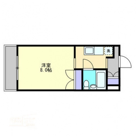 マンション福山の間取り