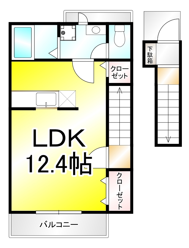 プリマベーラ　Aの間取り