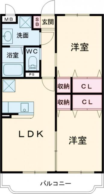 Cocostaの間取り