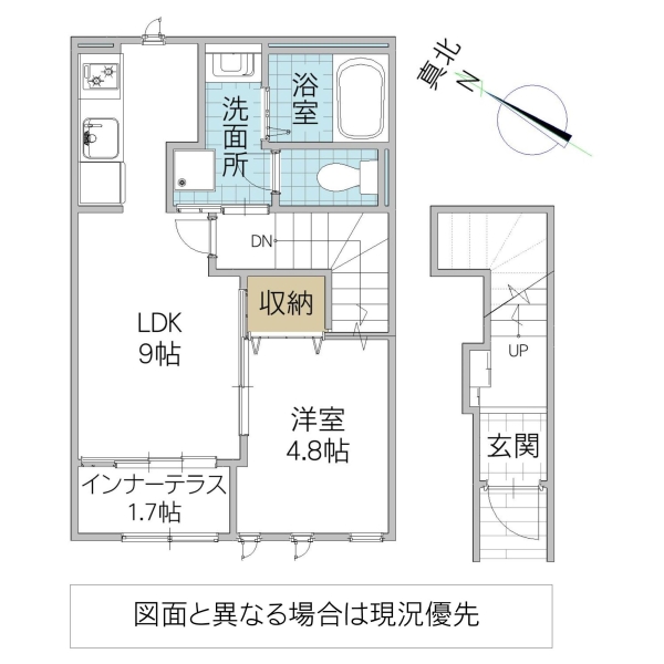 ペシエール守谷の間取り