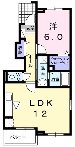 【鶴ヶ島市新町のアパートの間取り】