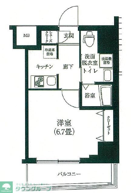 アイルプレミアム亀戸ノースの間取り