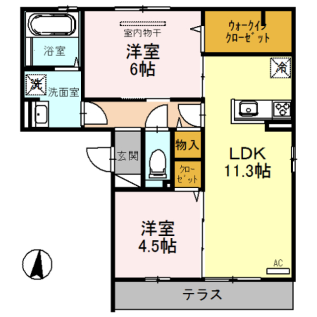 ソレアード大塚の間取り