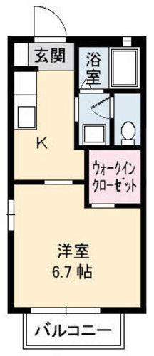 ベルデ北田Ａの間取り