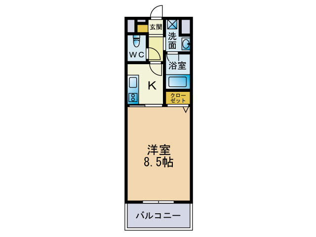 シャルムKの間取り