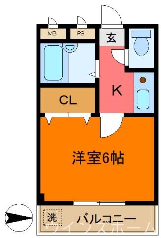 シャルマン草加駅前の間取り