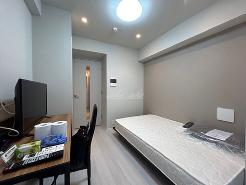 居室・リビング　ベッド、机椅子、テレビ等リブマックス仕様の家具家電付き