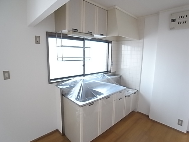 キッチン　ガスコンロ設置可