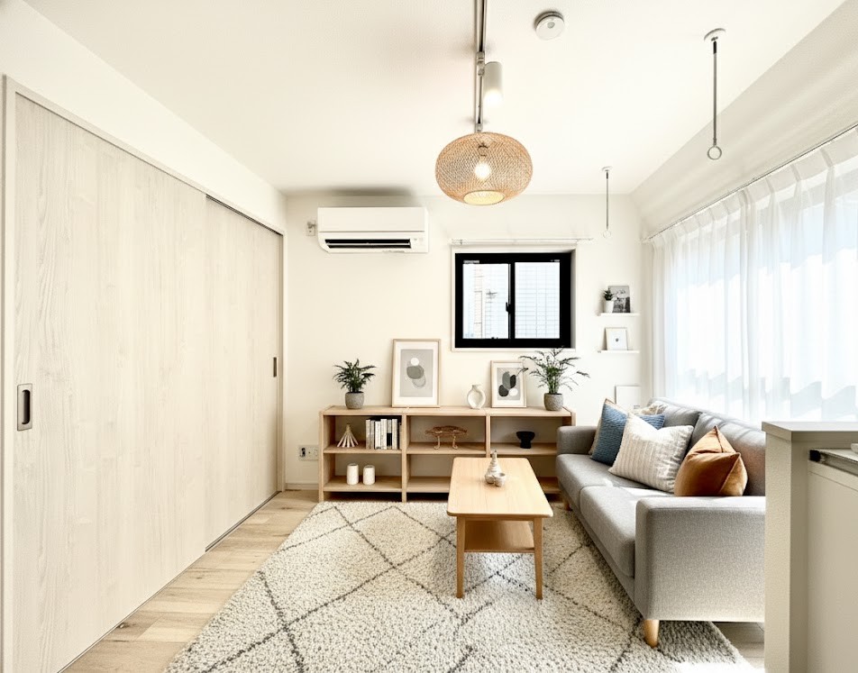 居室・リビング　CG作成の為、家具は付帯いたしません。