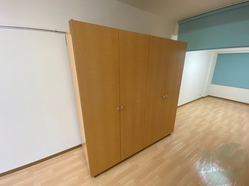 収納　クローゼット。荷物がたくさんあっても問題ないですね。