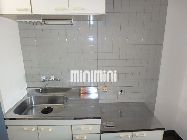 キッチン　２口ガスコンロ設置スペースあります