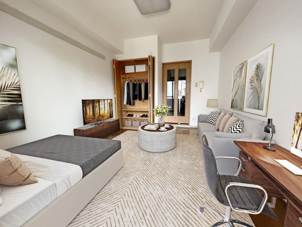 居室・リビング　※家具家電は物件に付帯しません。