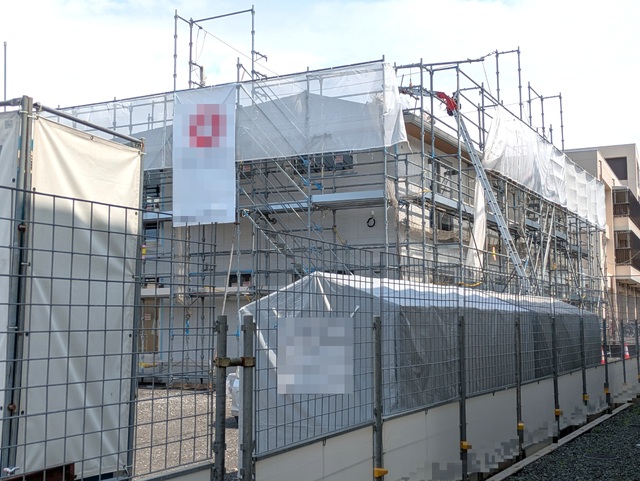 建物外観　建築中